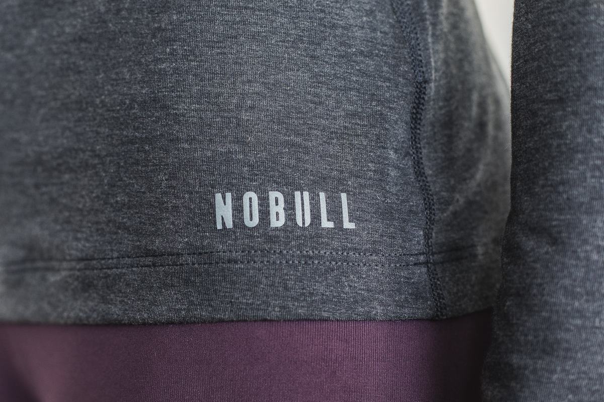 Nobull Women's Long Sleeves Deep Grey | Australia (AK0921)